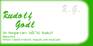 rudolf godl business card